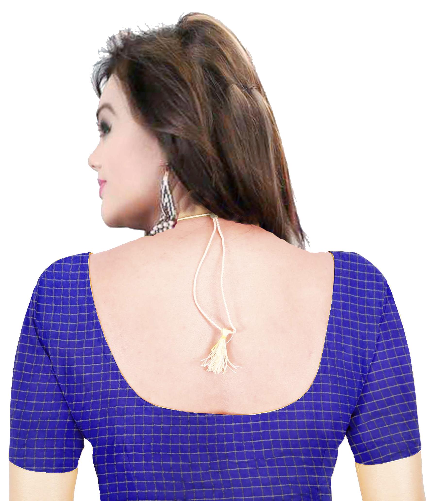 Women’s Rajasthani Bandhej Art Silk Gharchola Floral Saree – Traditional Bandhani Bandhej Saree for Women & Girls, Blue, 6.10 Meters with Separate Blouse